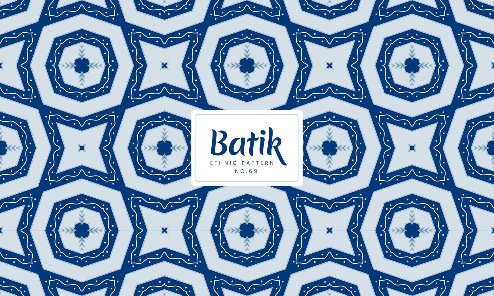 Luxury Abstract Batik Indonesian traditional ethnic floral patterns Vector Background