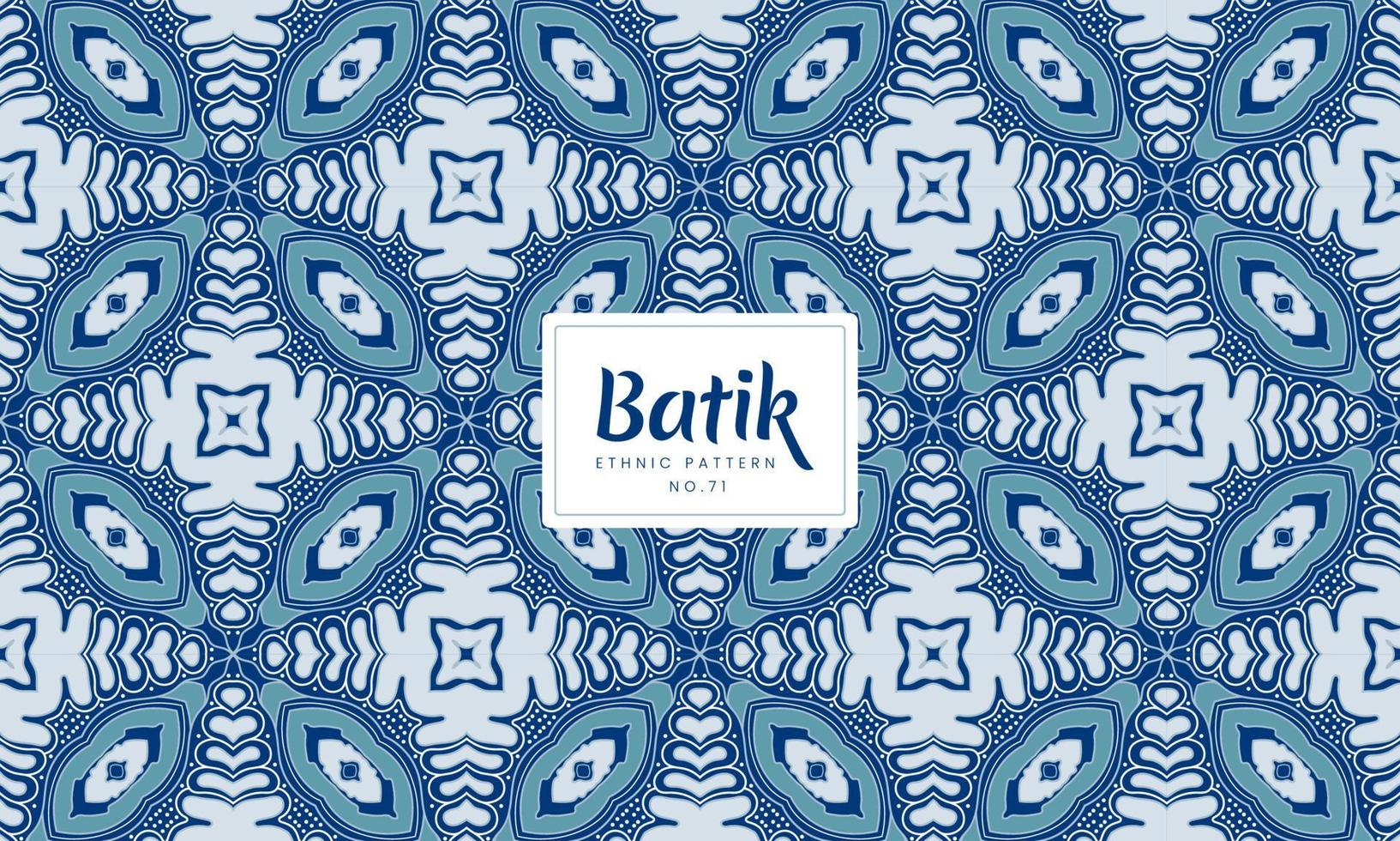 Ethnic batik kawung vector indonesian pattern seamless vintage