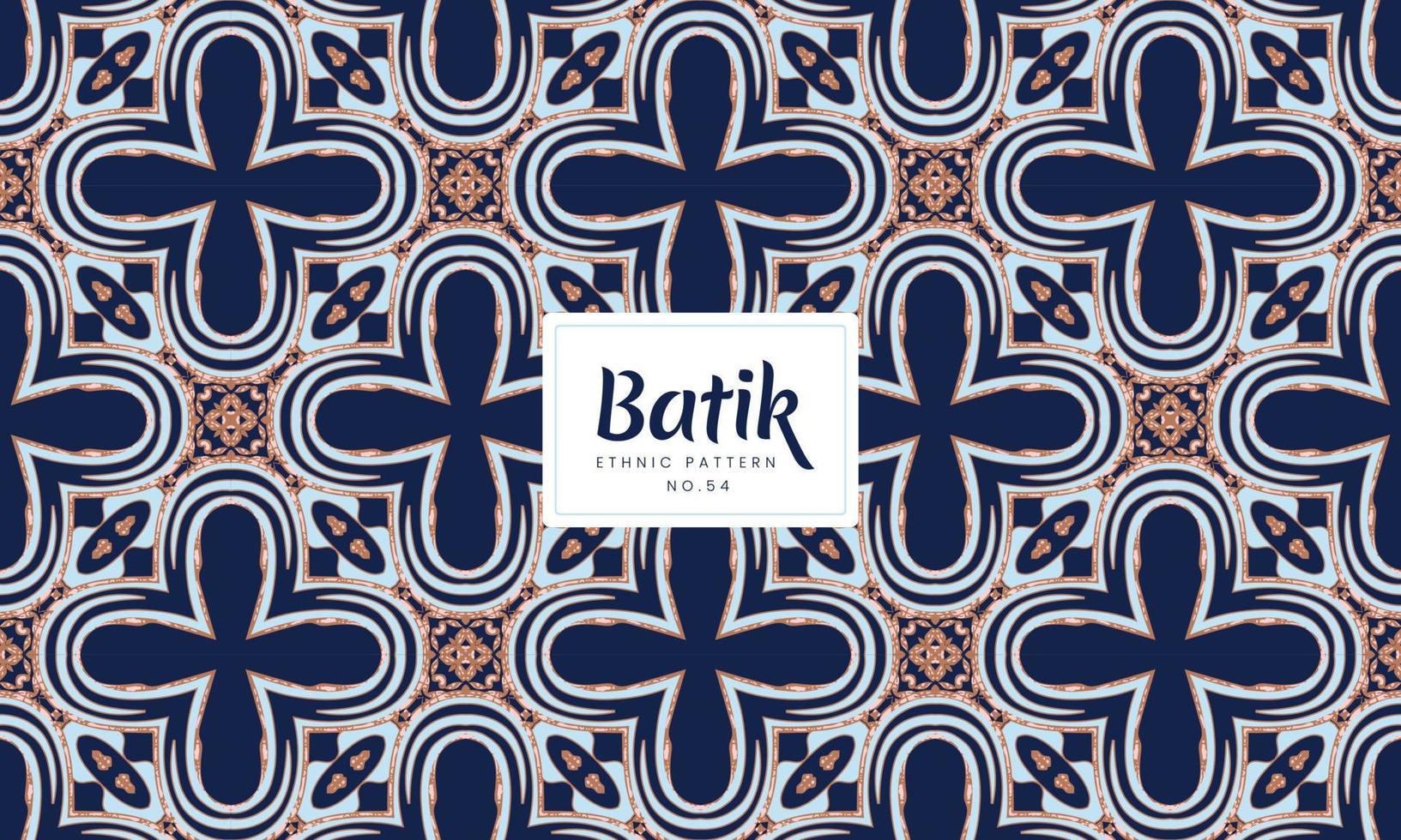 Indonesian Batik seamless traditional natural vector patterns Background