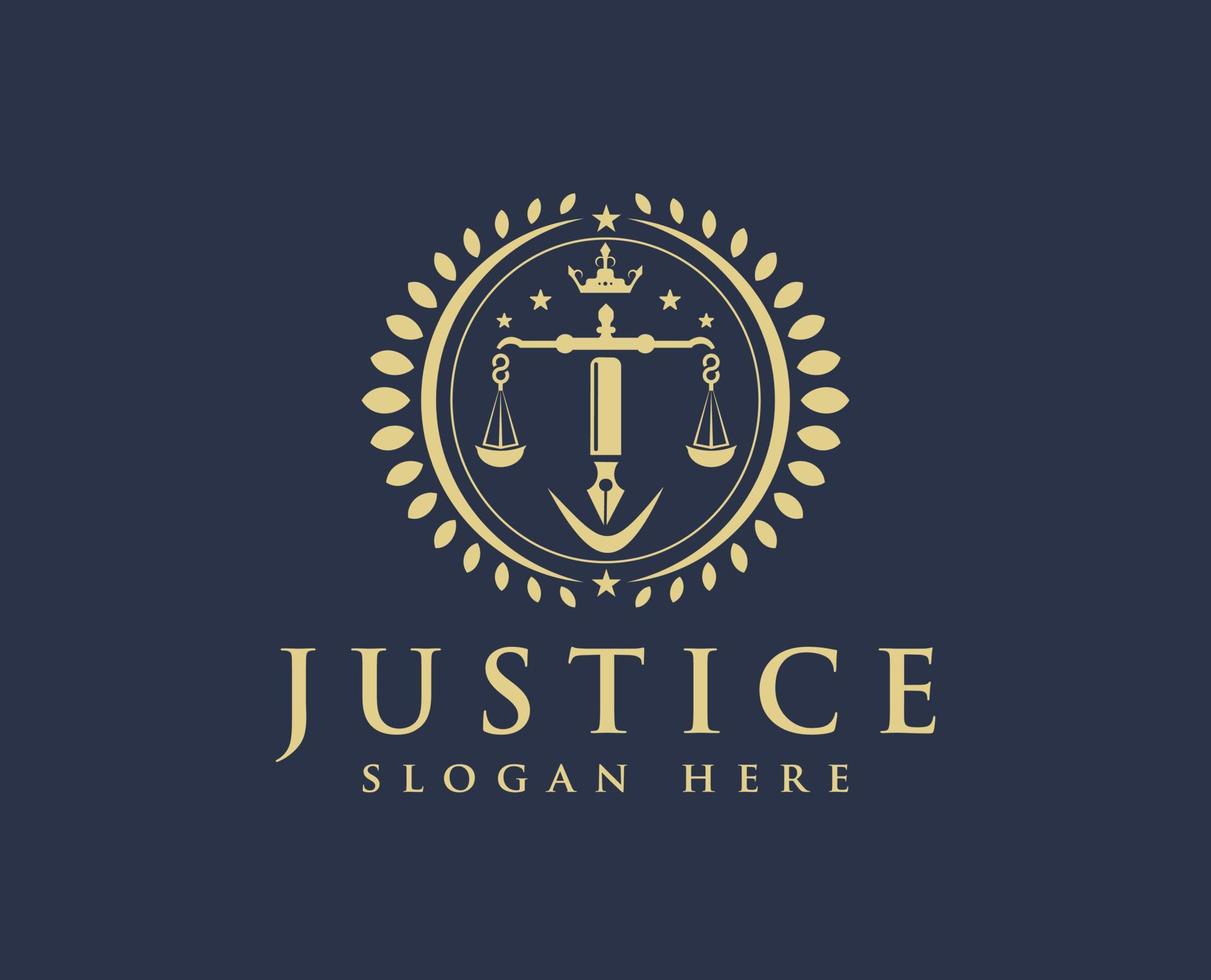 Plantillas vectoriales de logotipo de abogado de justicia vector