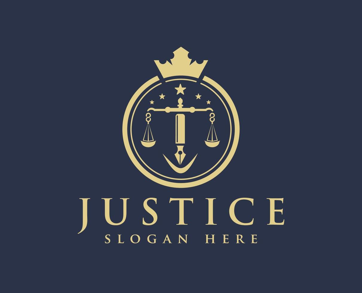 Justice Lawyer logo vector templates
