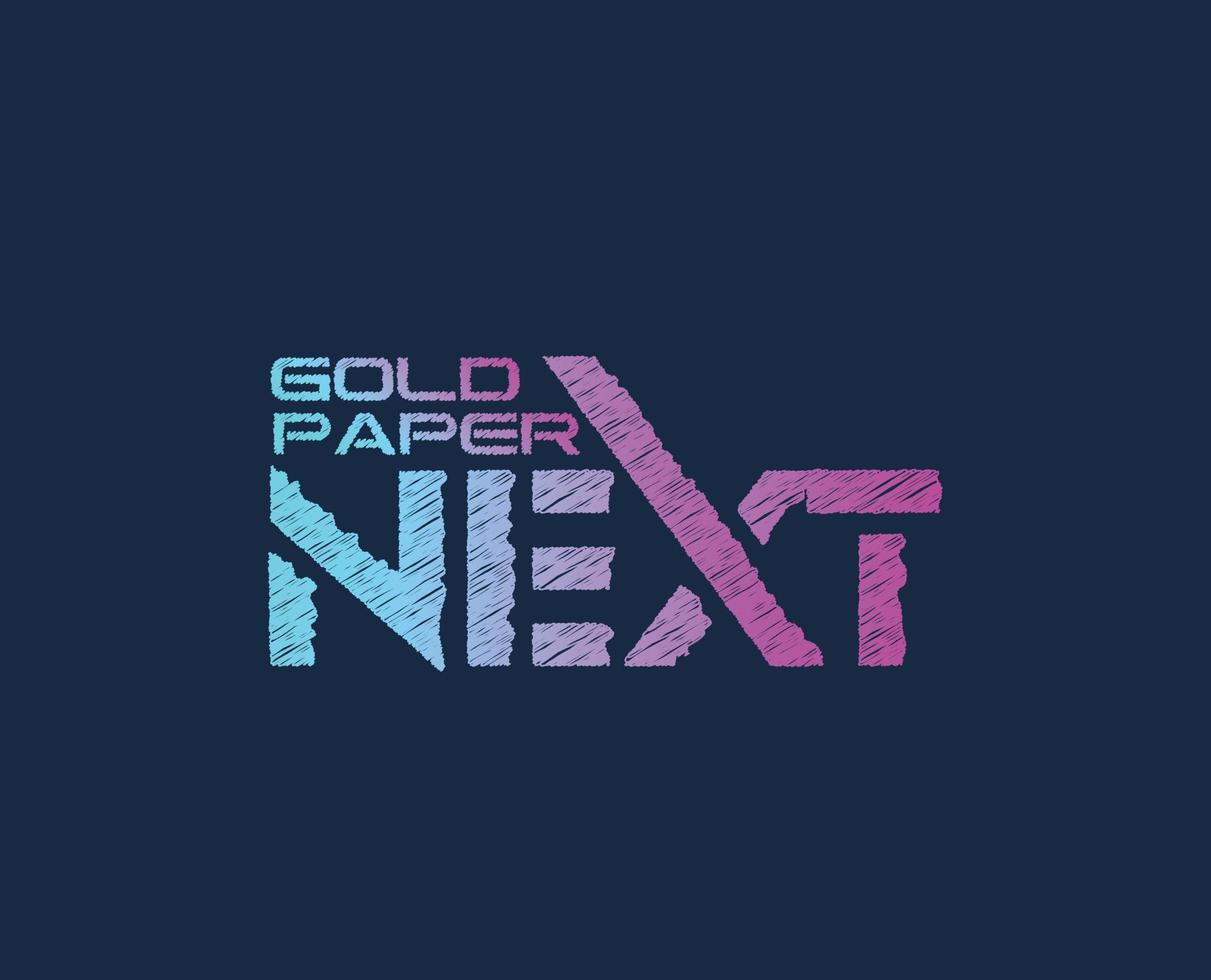Next calligraphy logo vector templates