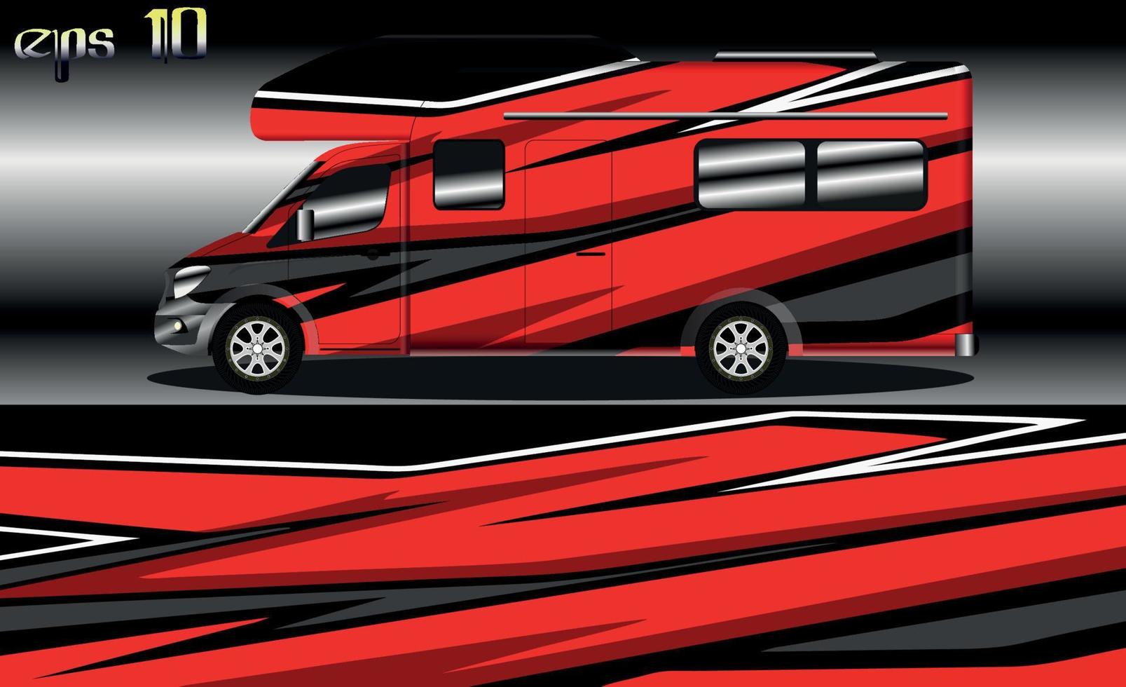 racing background vector for camper car wraps and more