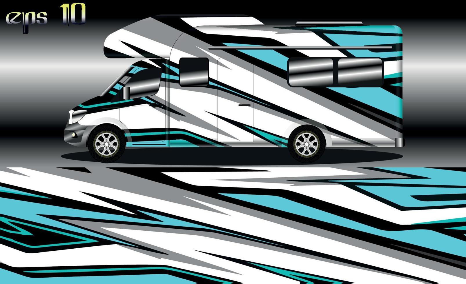 racing background vector for camper car wraps and more