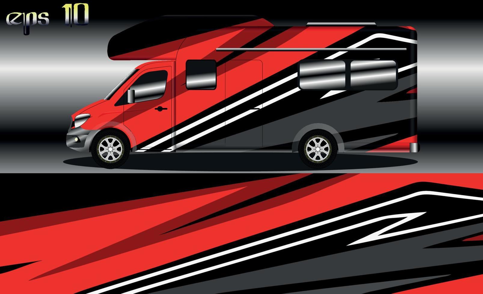 racing background vector for camper car wraps and more