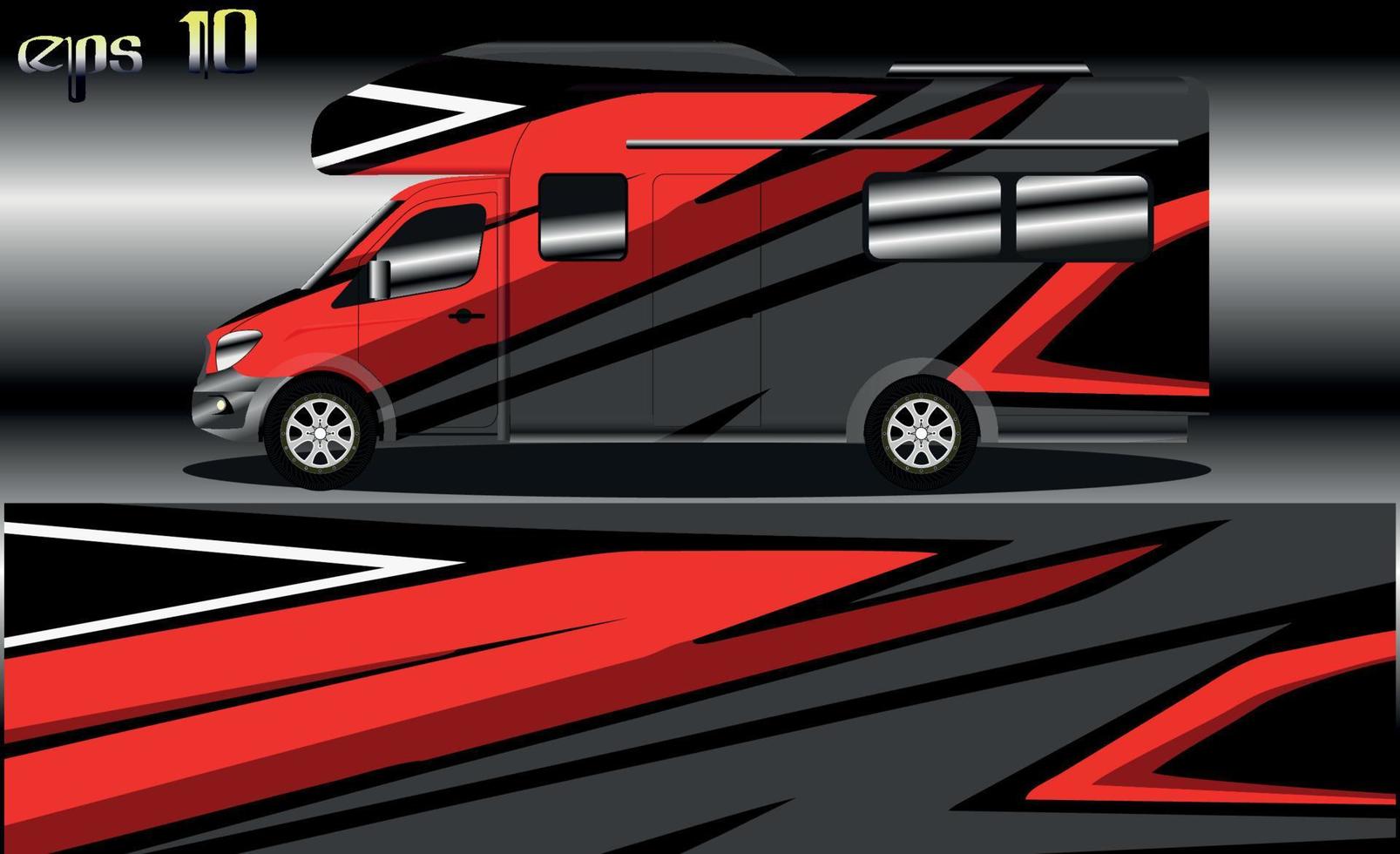 racing background vector for camper car wraps and more