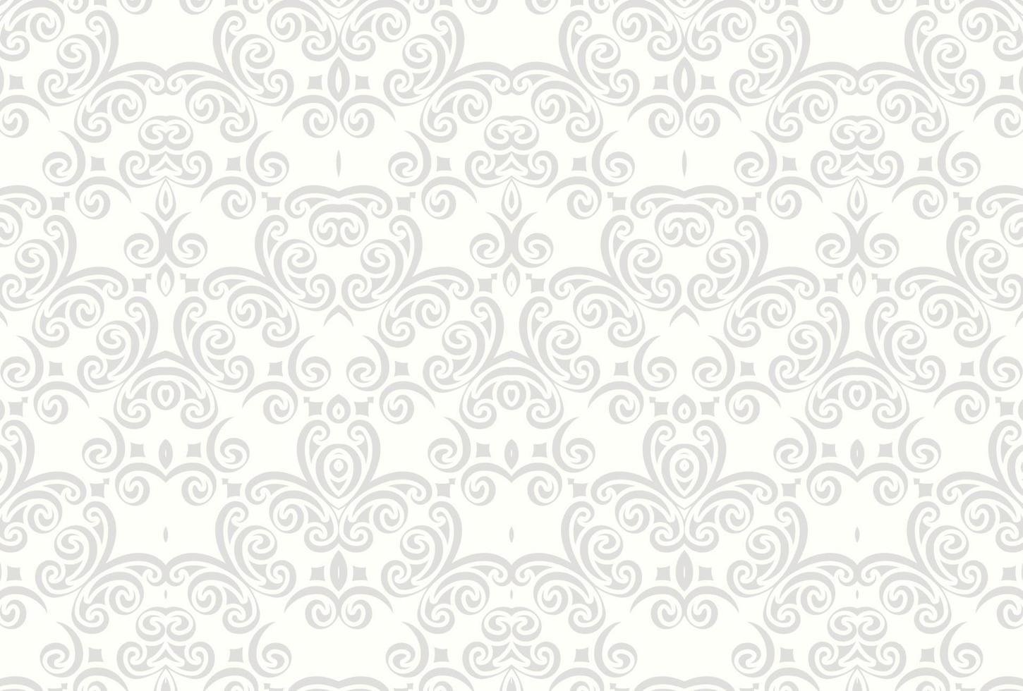 elegant white seamless geometric pattern vector