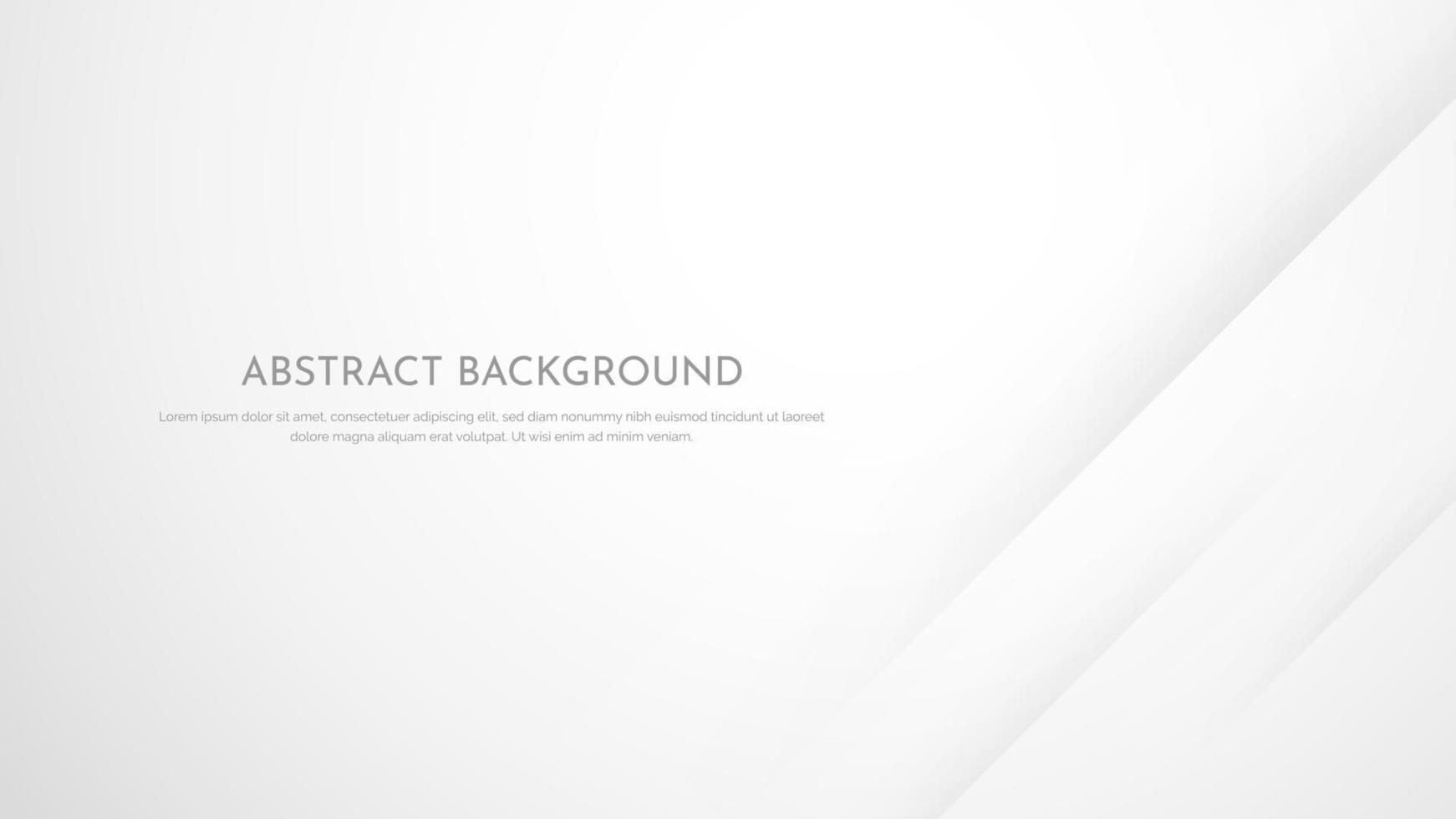 abstract geometric white background vector