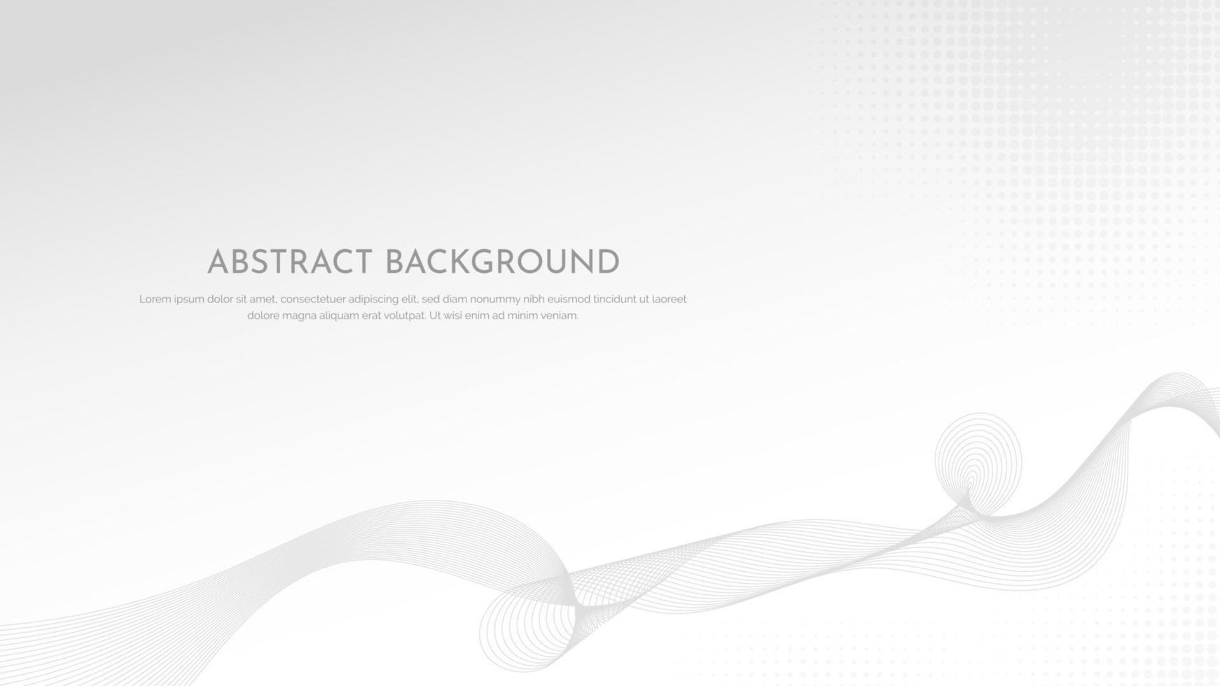abstract geometric white background vector