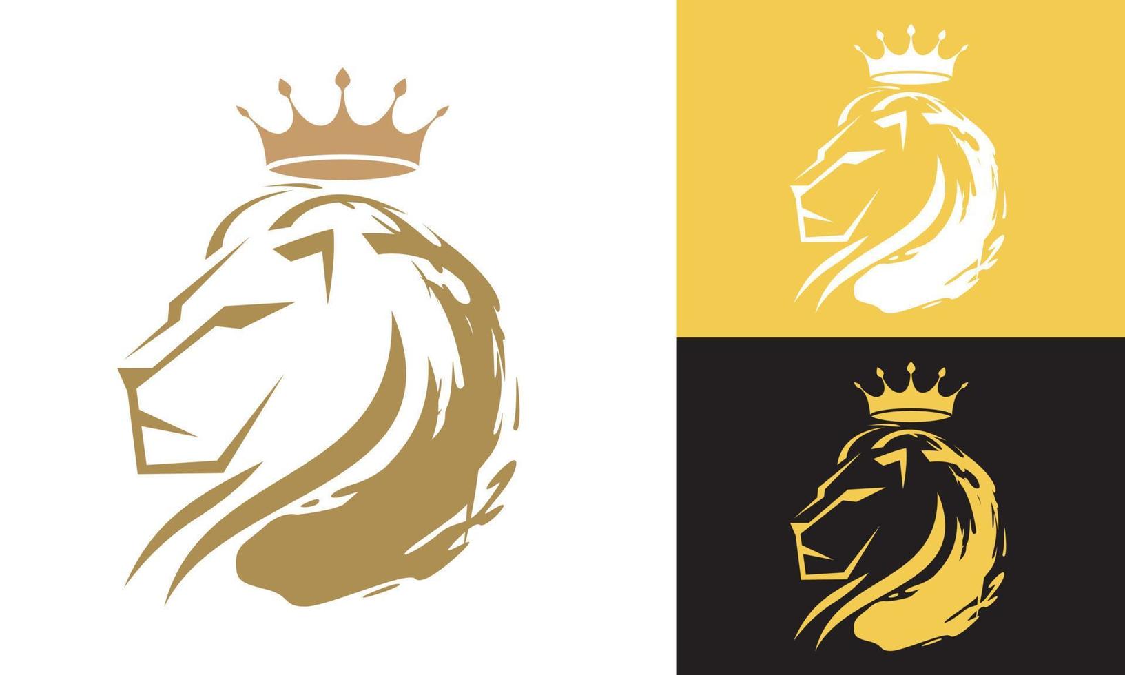 Lion logo vector design, creative logos design concept