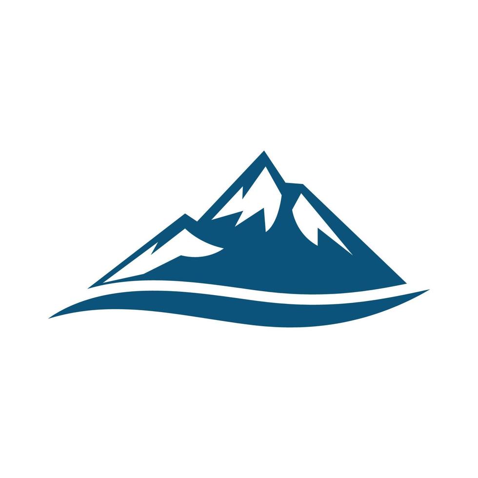 Mountain illustration logo vector and symbol design