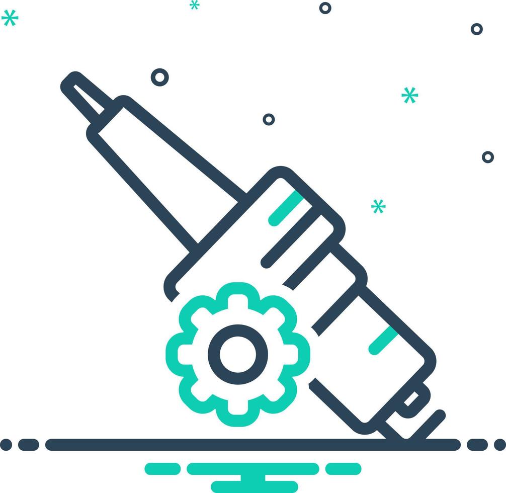 mix icon for part vector
