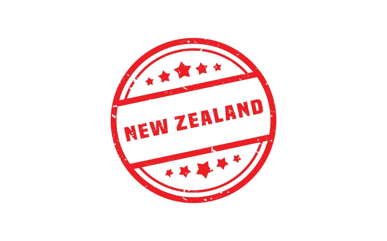 NEW ZEALAND stamp rubber with grunge style on white background vector