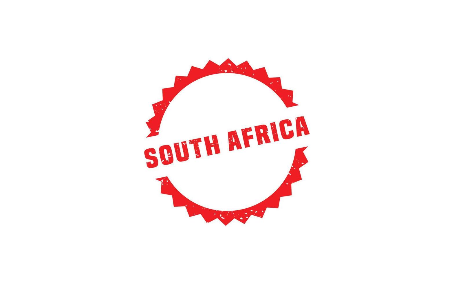 SOUTH AFRICA stamp rubber with grunge style on white background vector