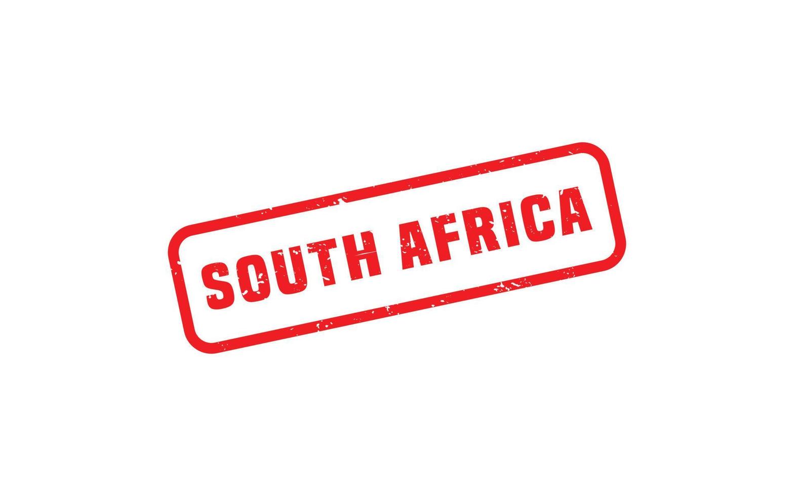 SOUTH AFRICA stamp rubber with grunge style on white background vector