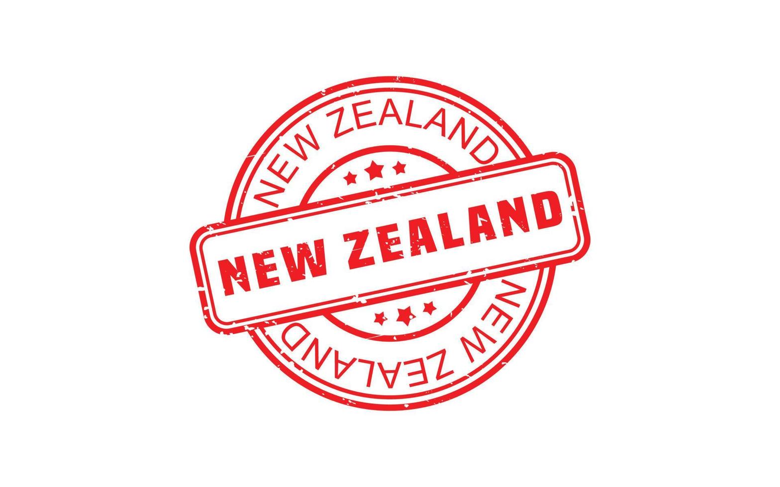 NEW ZEALAND stamp rubber with grunge style on white background vector