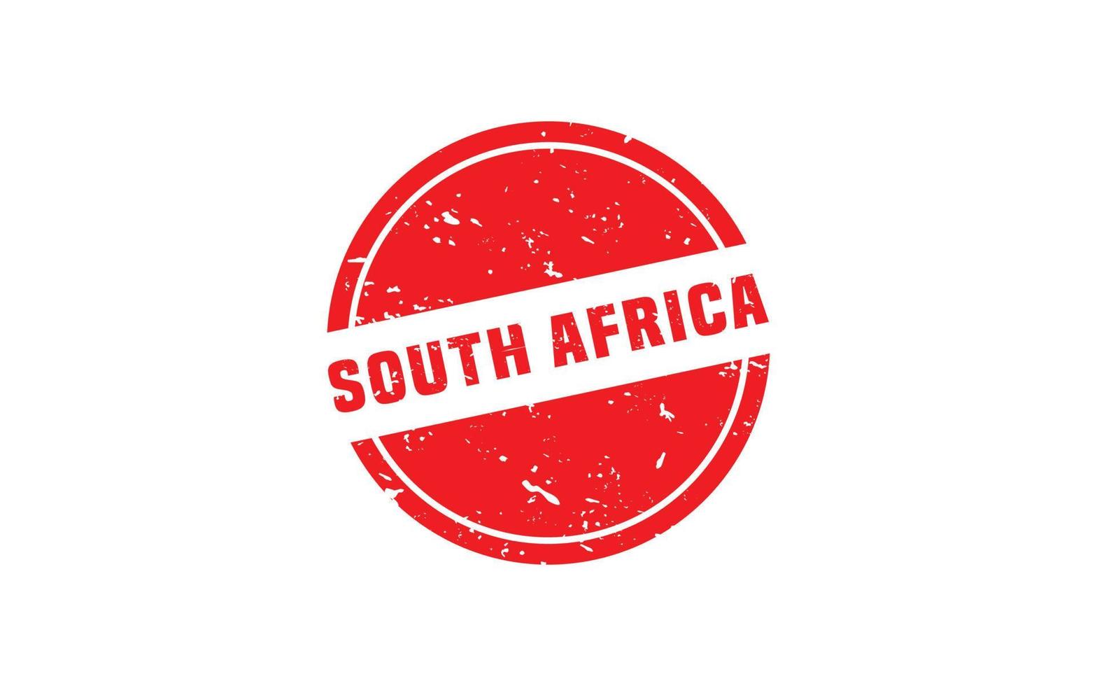 SOUTH AFRICA stamp rubber with grunge style on white background vector