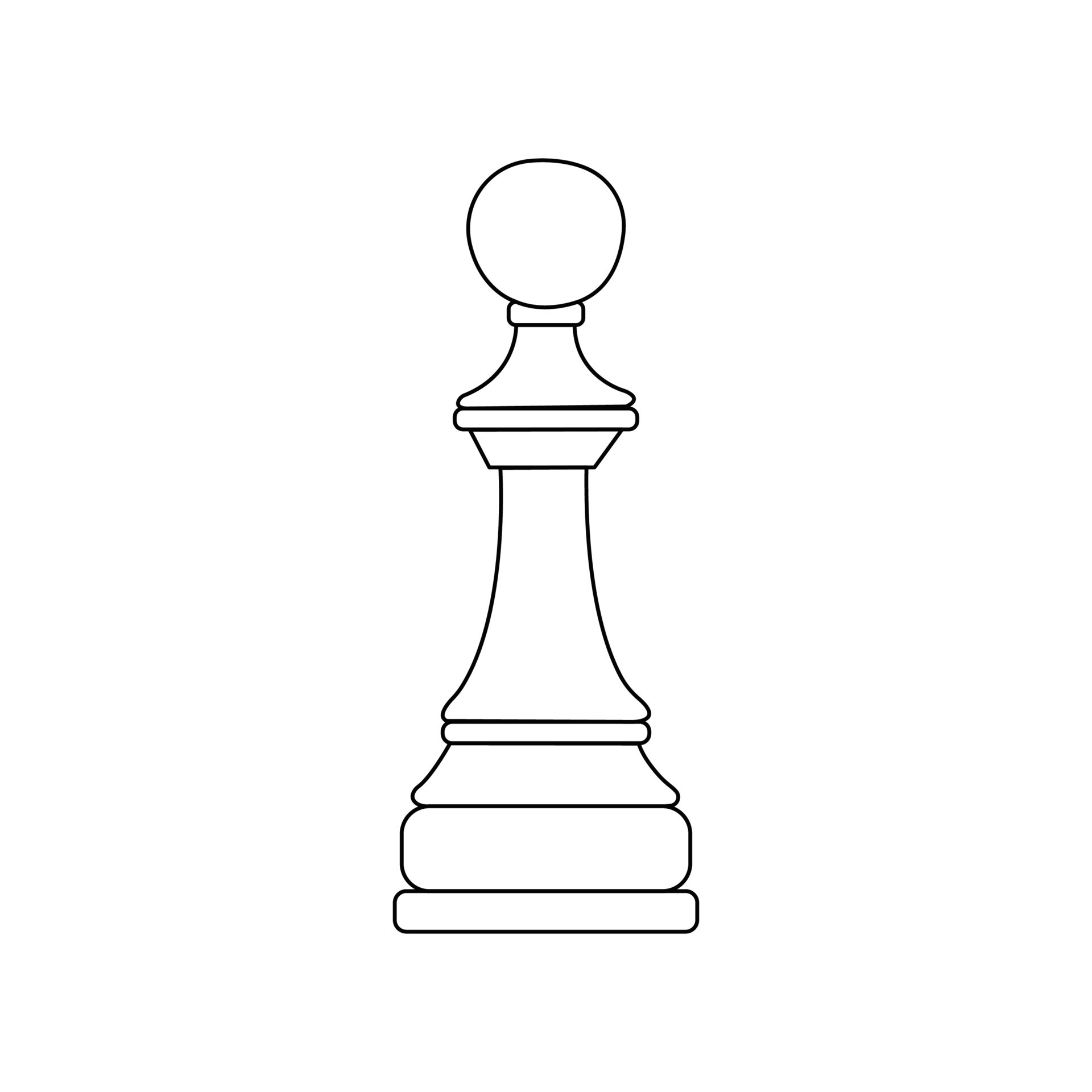 Black Circle Queen Chess Piece Icon High-Res Vector Graphic