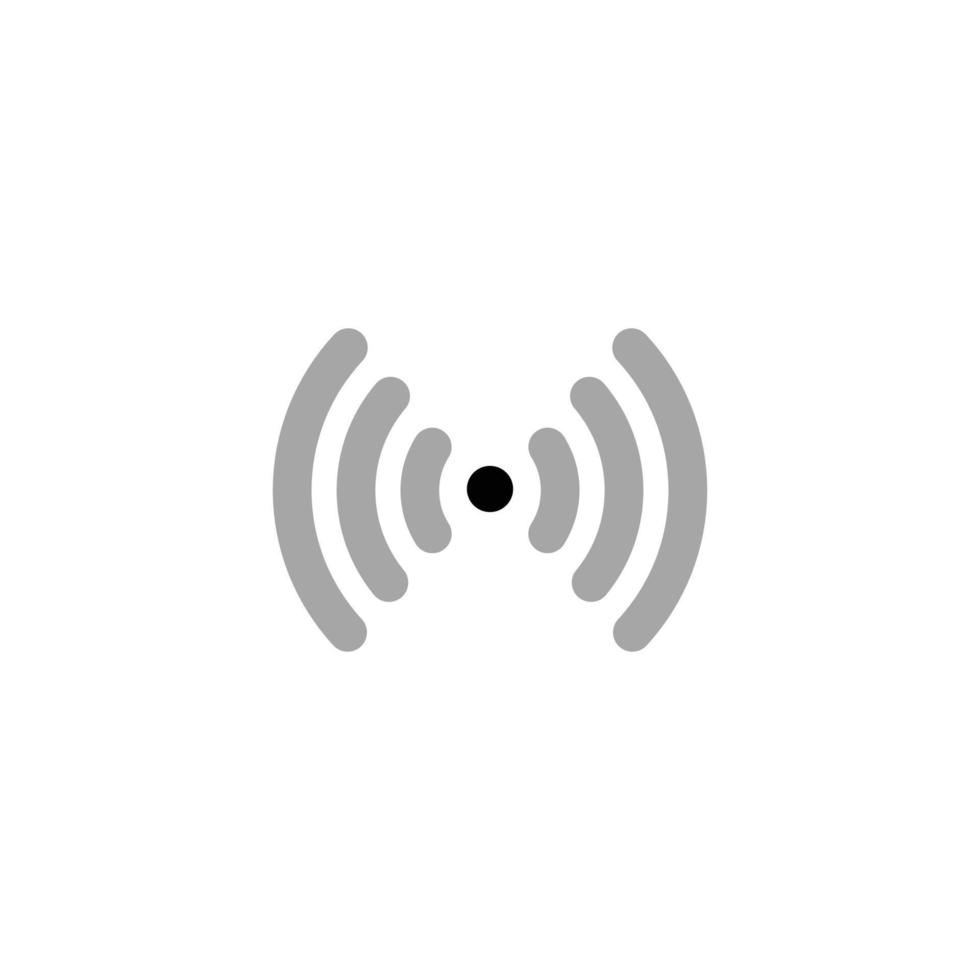 Network signal simple flat icon vector illustration