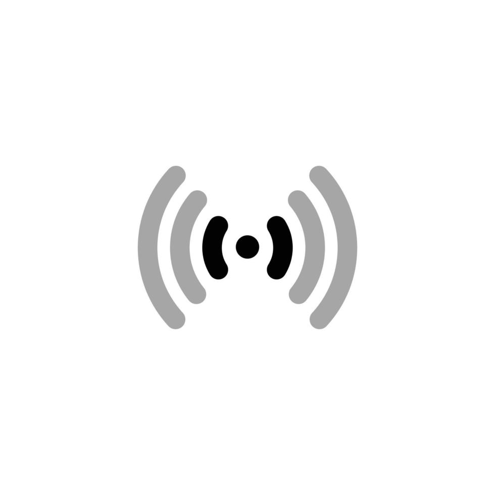 Network signal simple flat icon vector illustration