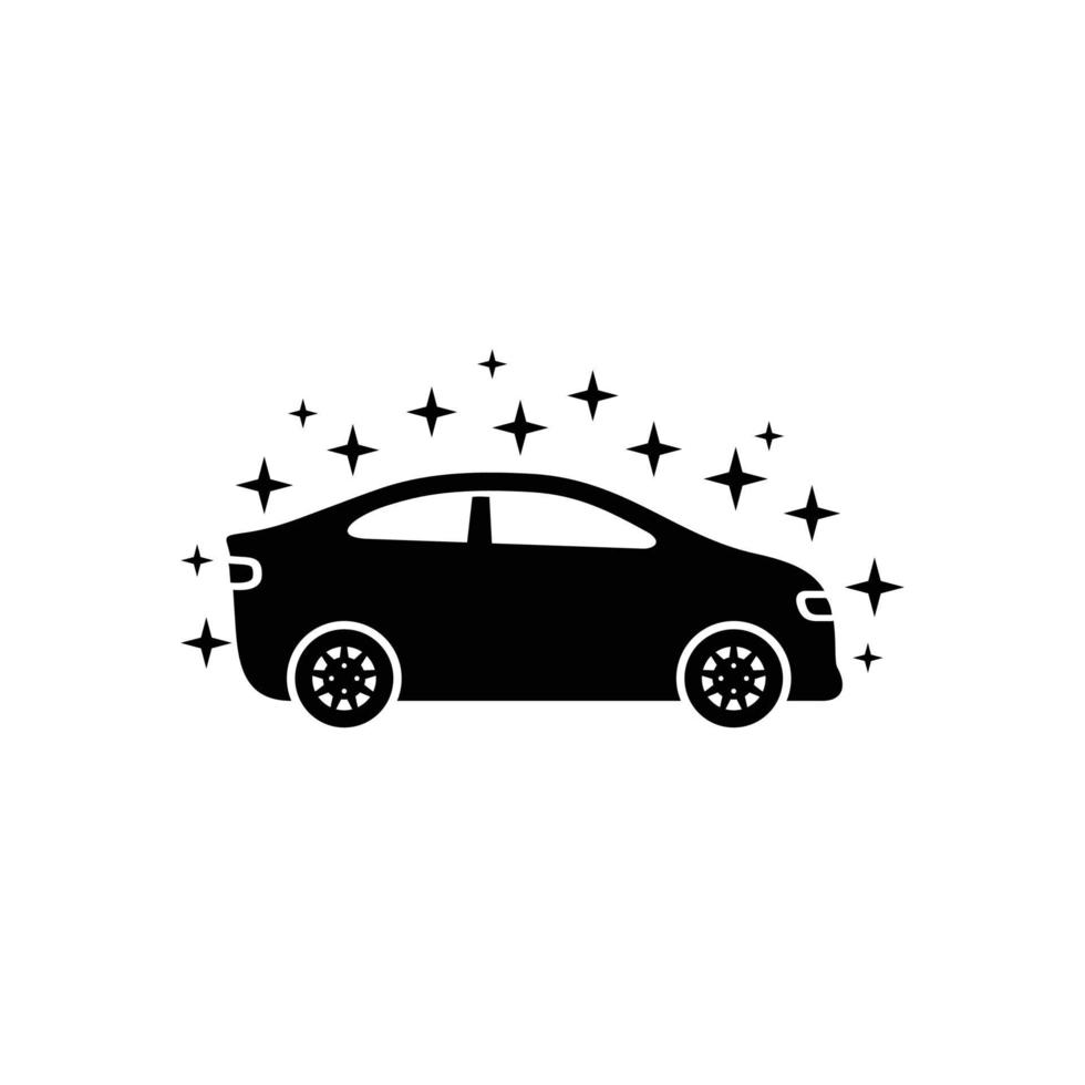 Car wash simple flat icon vector illustration