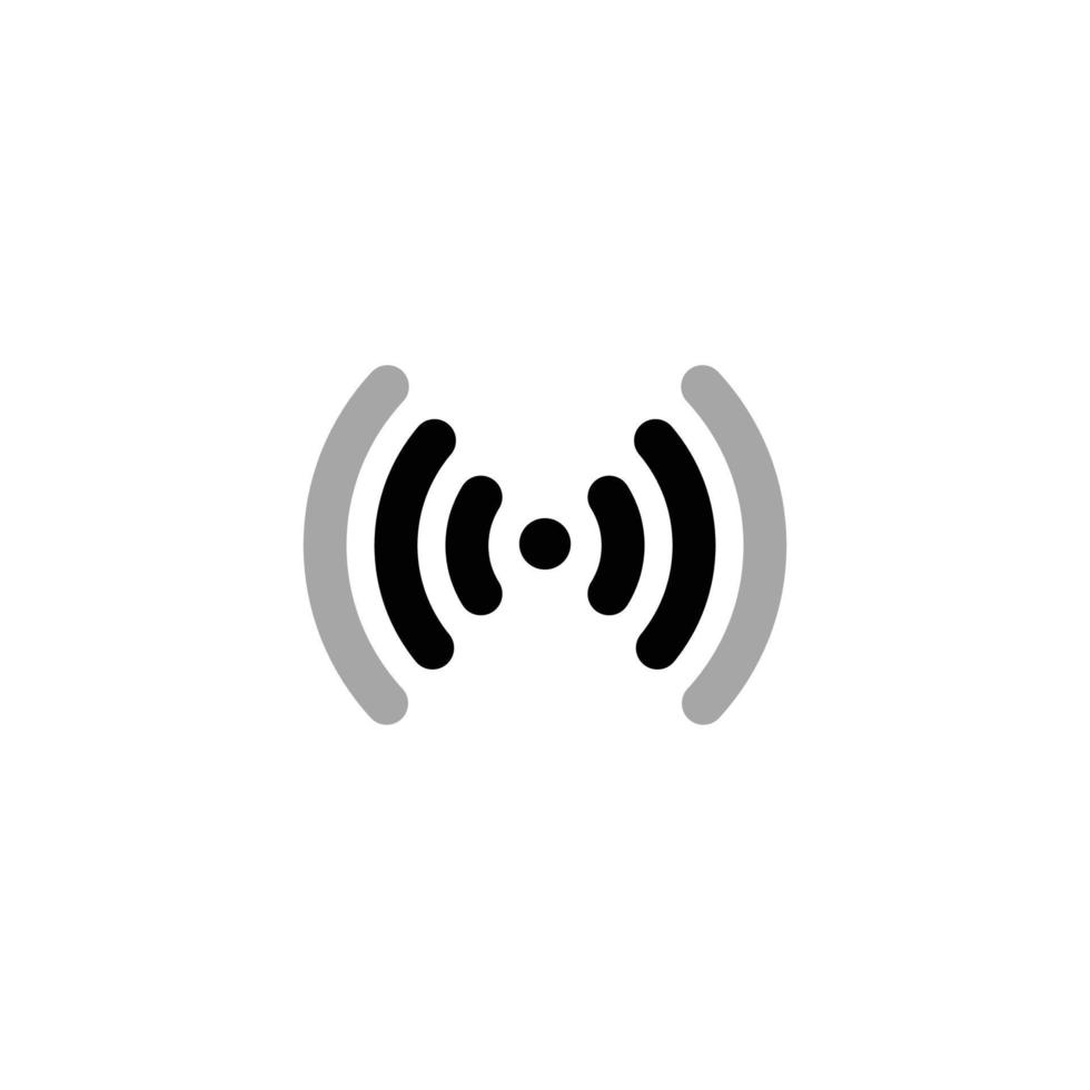 Network signal simple flat icon vector illustration