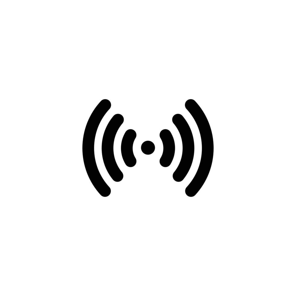 Network signal simple flat icon vector illustration