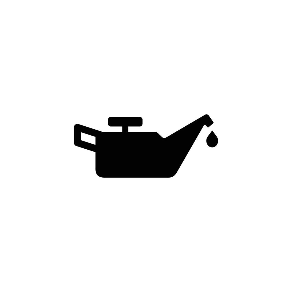 Car oil simple flat icon vector illustration