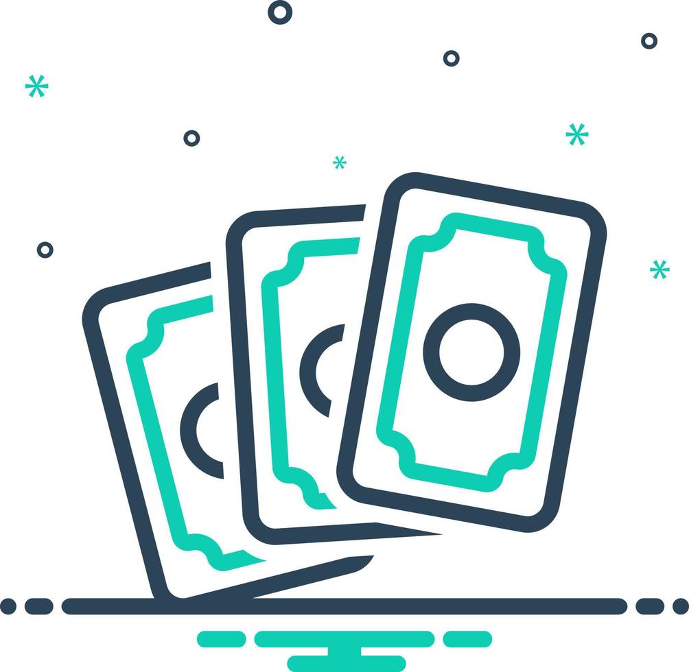 mix icon for card vector