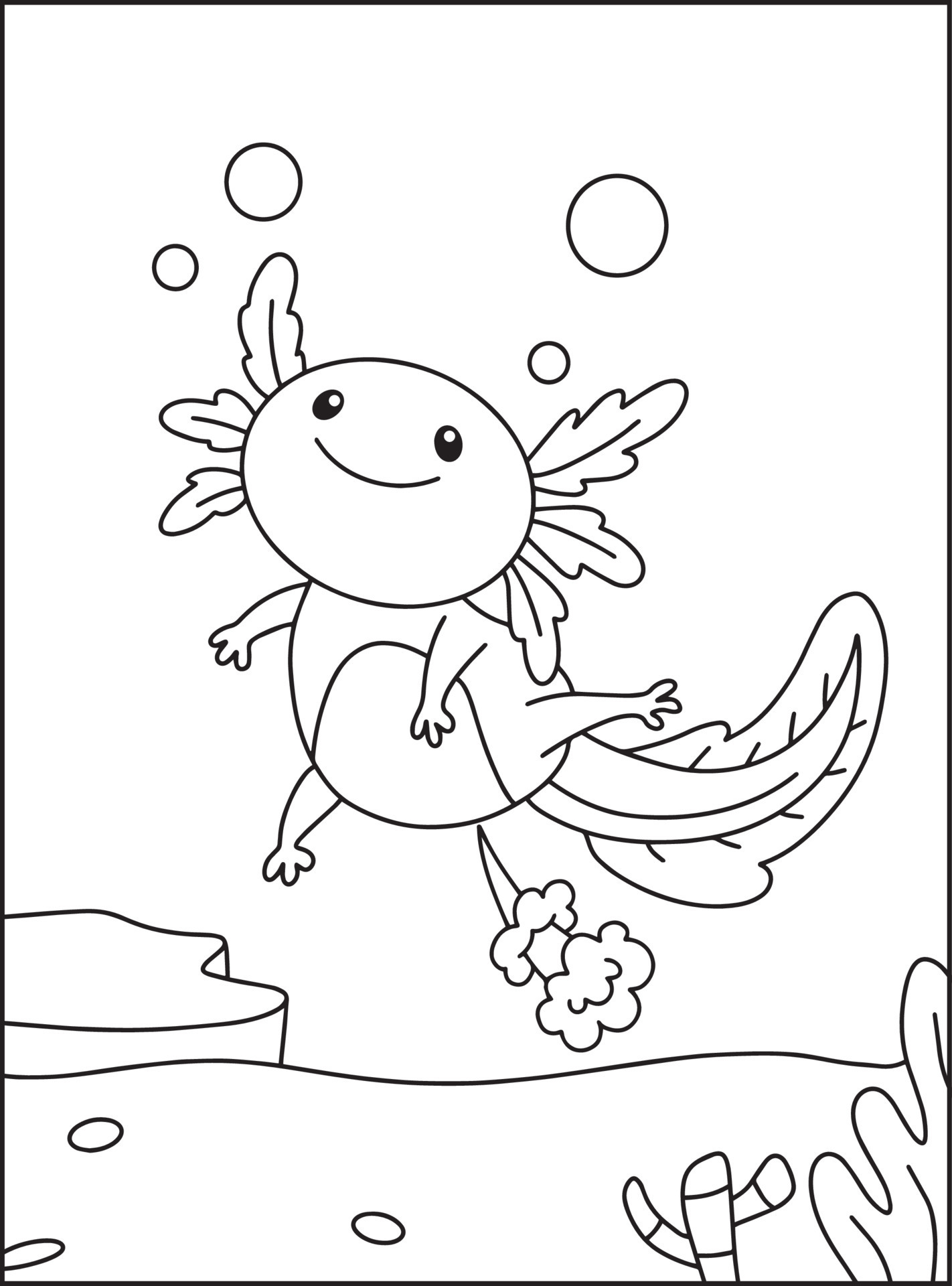 Cute Farting Animals Coloring pages 18865946 Vector Art at Vecteezy