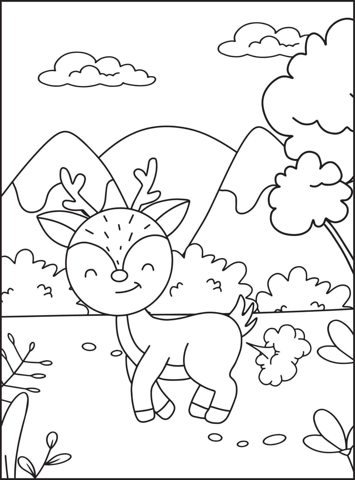Cute Farting Animals Coloring pages 18865947 Vector Art at Vecteezy