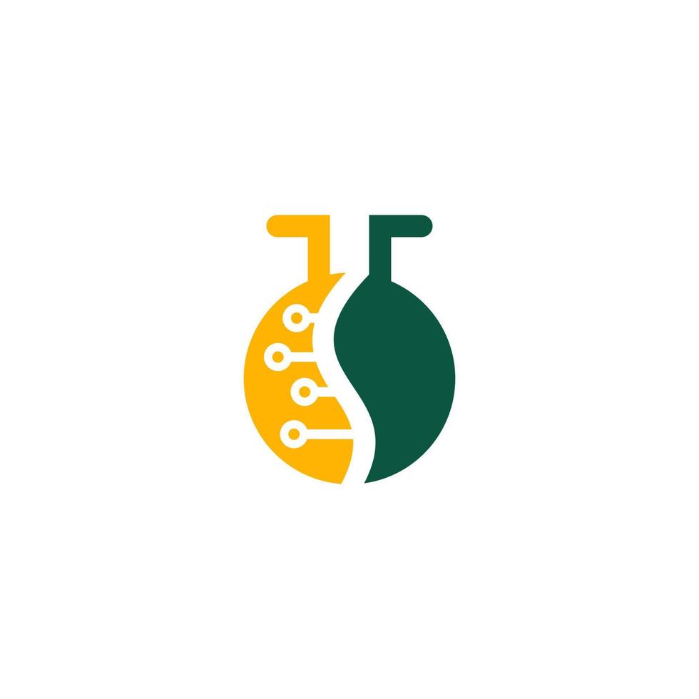 laboratory template vector logo design
