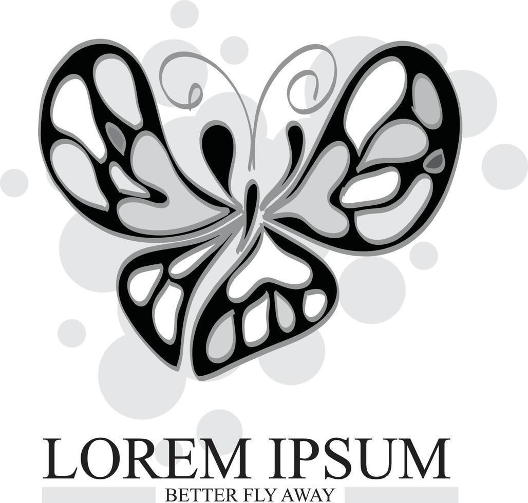 icon off heart decorative hand write in white backgrund vector