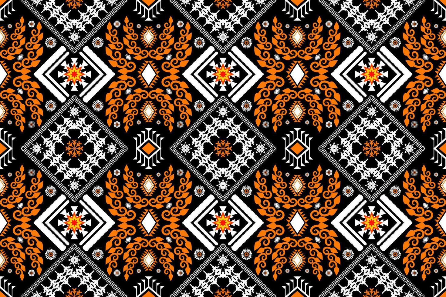 Geometric ethnic oriental traditional art pattern.Figure tribal embroidery style.Design for ethnic background,wallpaper,clothing,wrapping,fabric,element,sarong,vector illustration vector