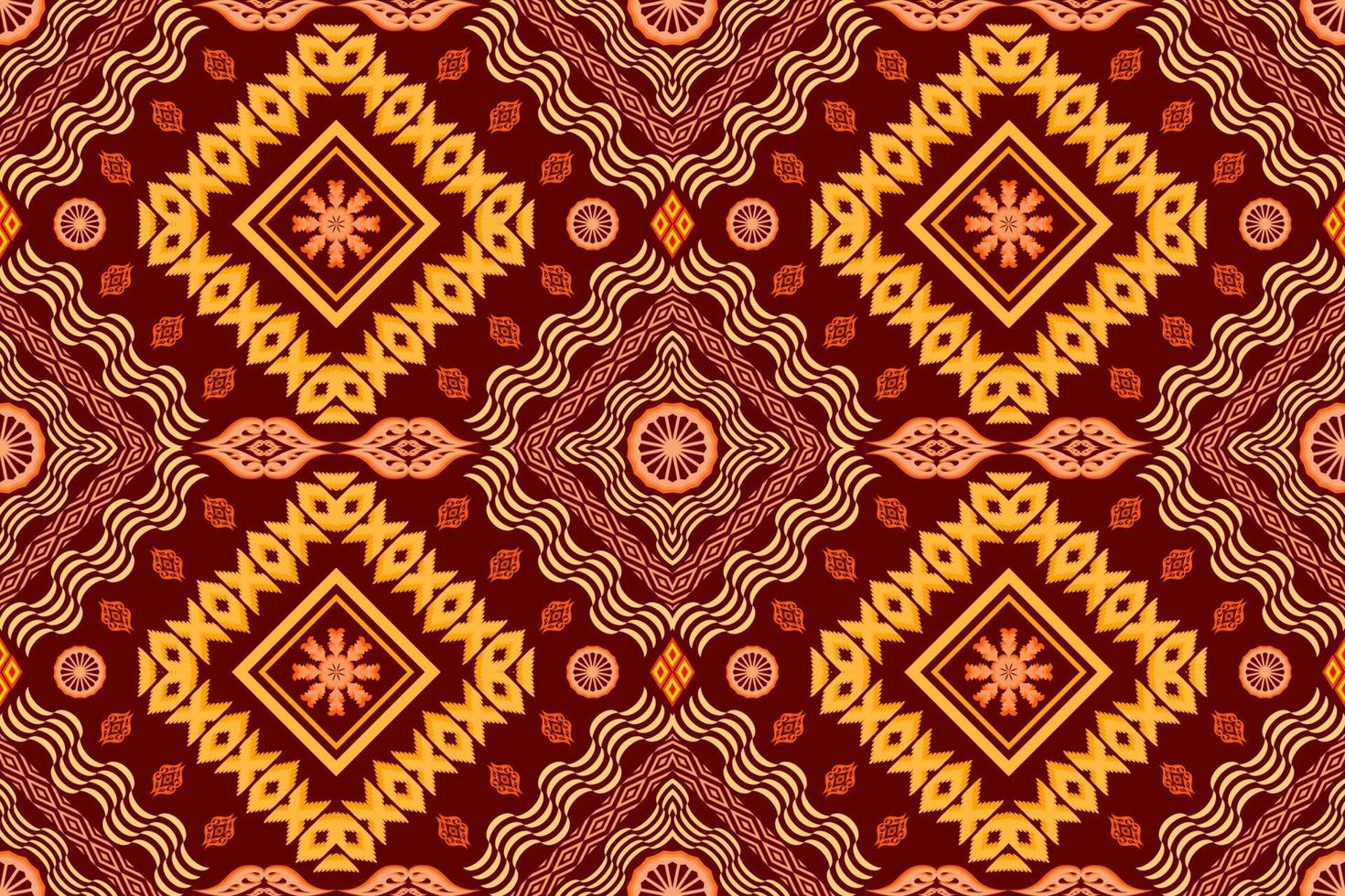 Geometric ethnic oriental traditional art pattern.Figure tribal embroidery style.Design for ethnic background,wallpaper,clothing,wrapping,fabric,element,sarong,vector illustration vector