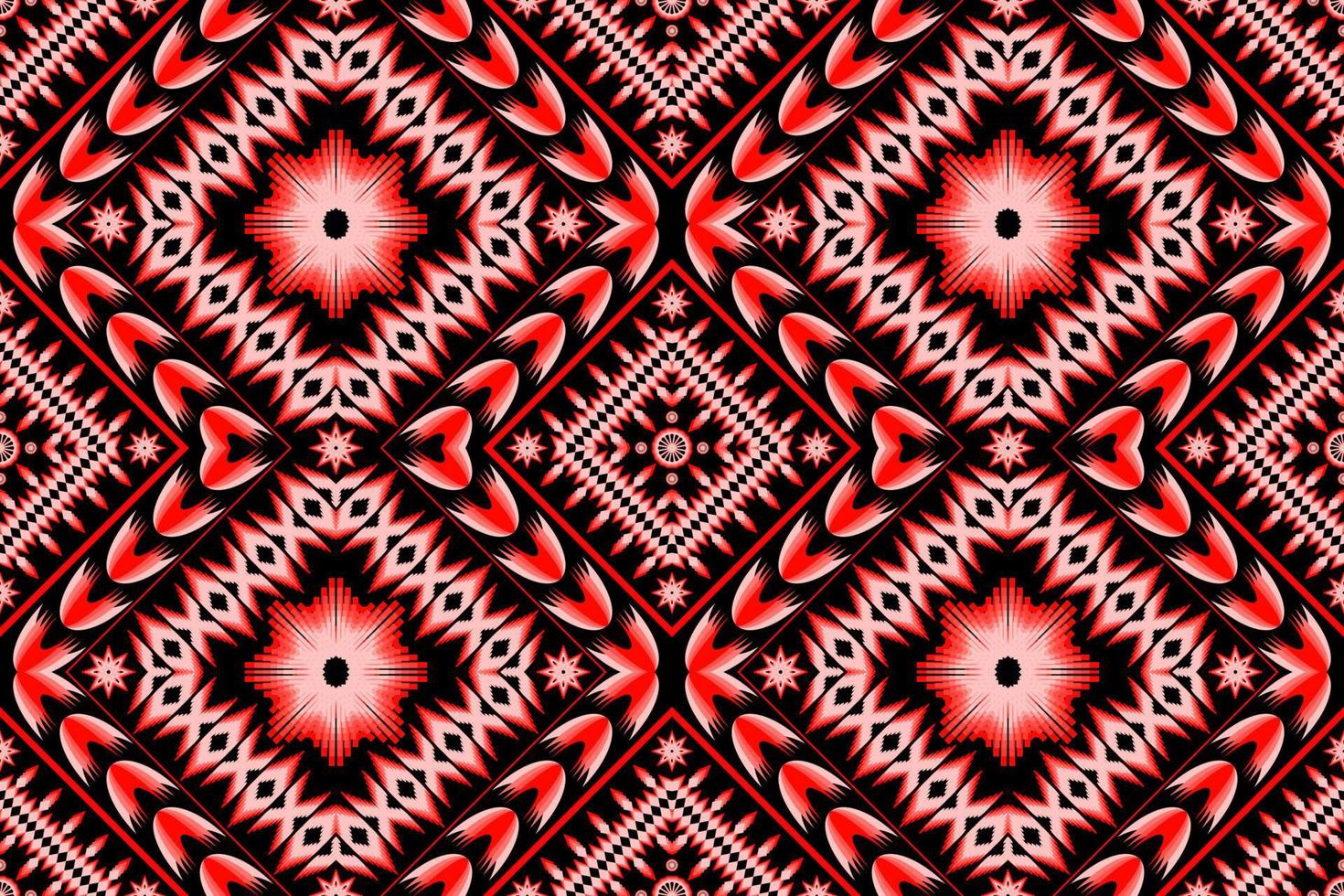 Geometric ethnic oriental traditional art pattern.Figure tribal embroidery style.Design for ethnic background,wallpaper,clothing,wrapping,fabric,element,sarong,vector illustration vector