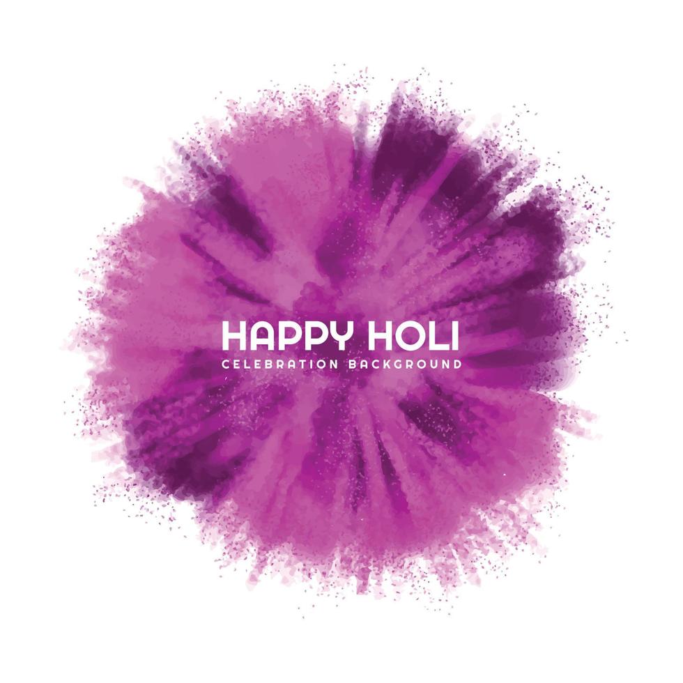 Beautiful colorful splash holi celebration festival card background vector