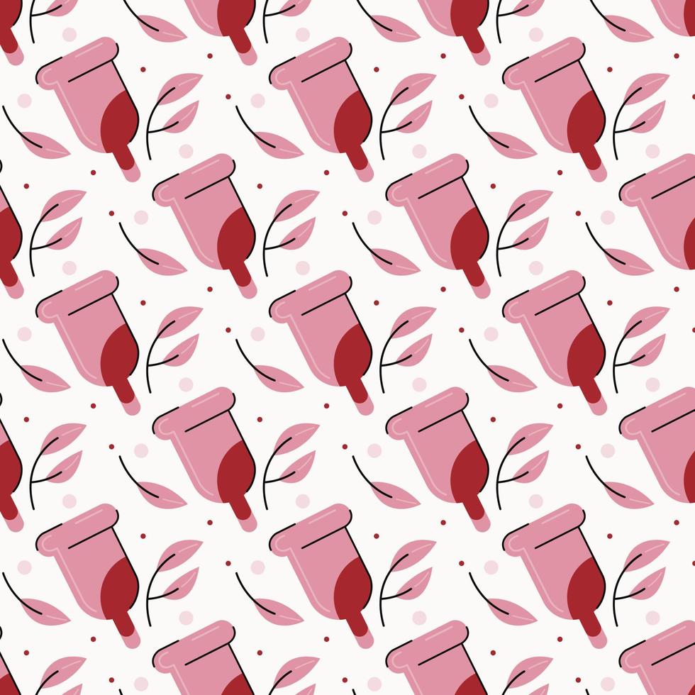 Pattern with Zero waste sustainable products. vector