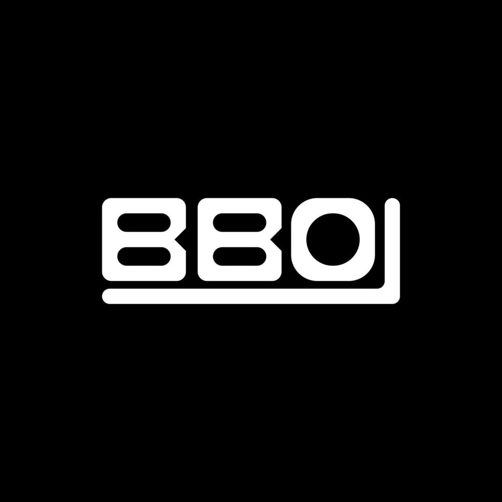 diseño creativo del logotipo de la letra bbo con gráfico vectorial, logotipo simple y moderno de bbo. vector