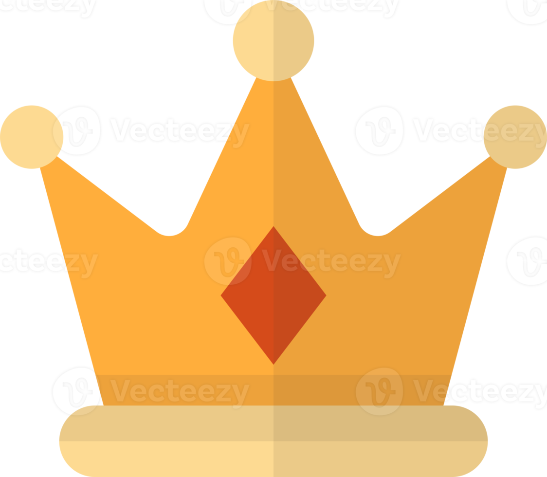 illustration de la couronne dans un style minimal png