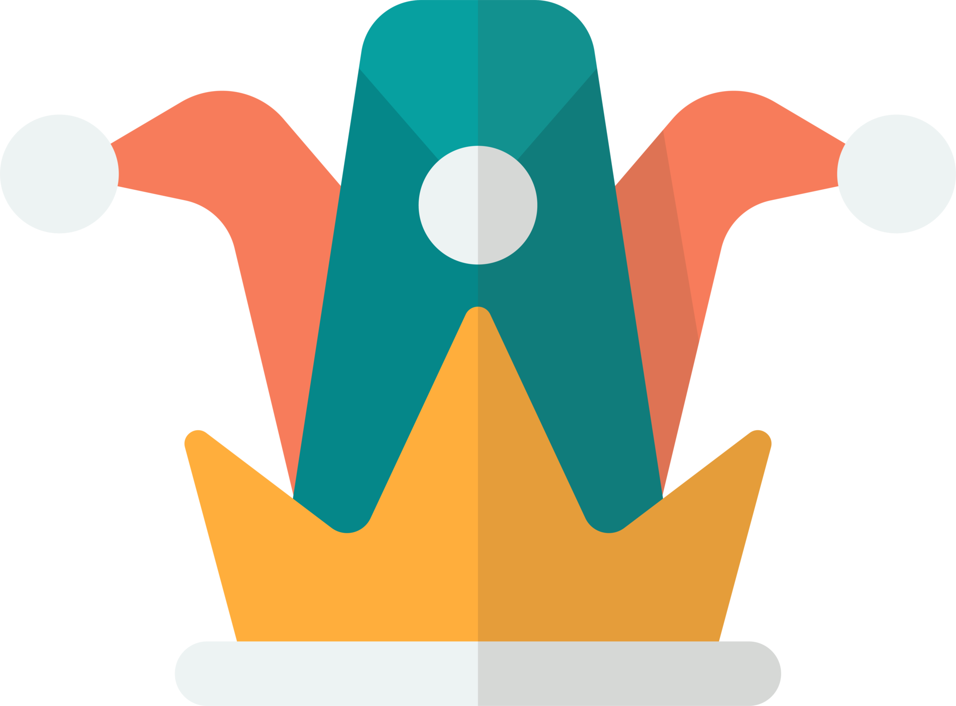 clown-hat-illustration-in-minimal-style-18867082-png