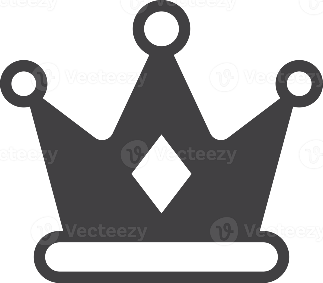 crown illustration in minimal style png