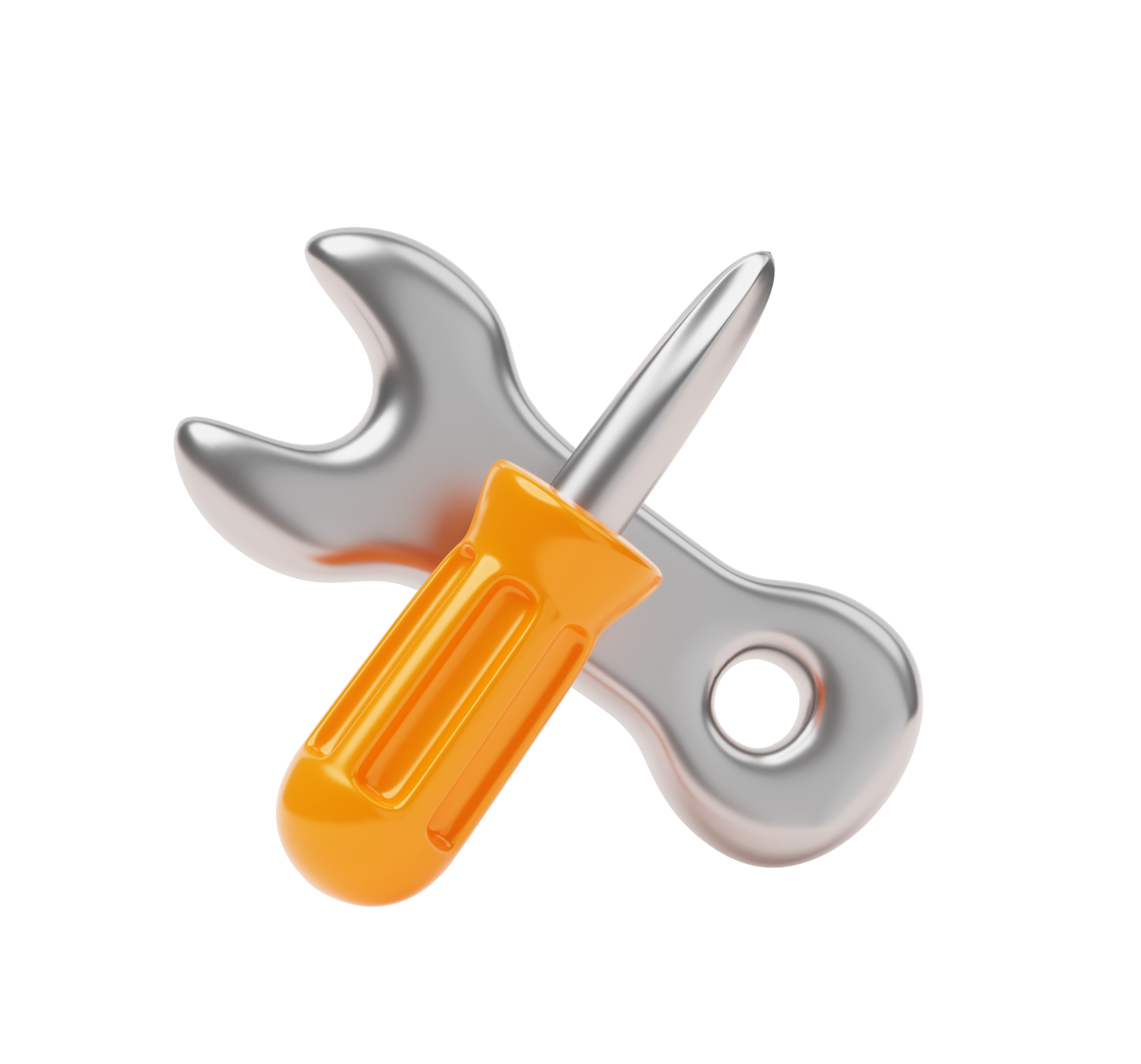 Screwdriver and Wrench tools construction support fix maintenance