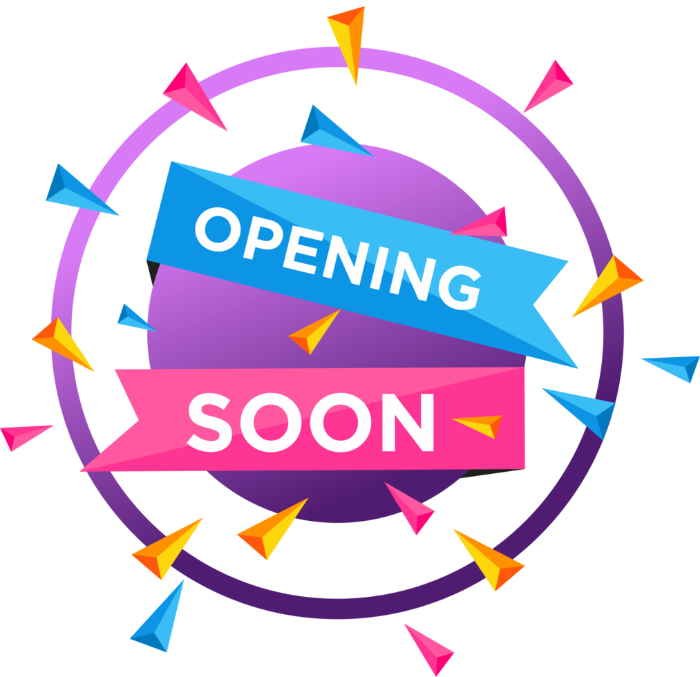 Opening soon illustration png