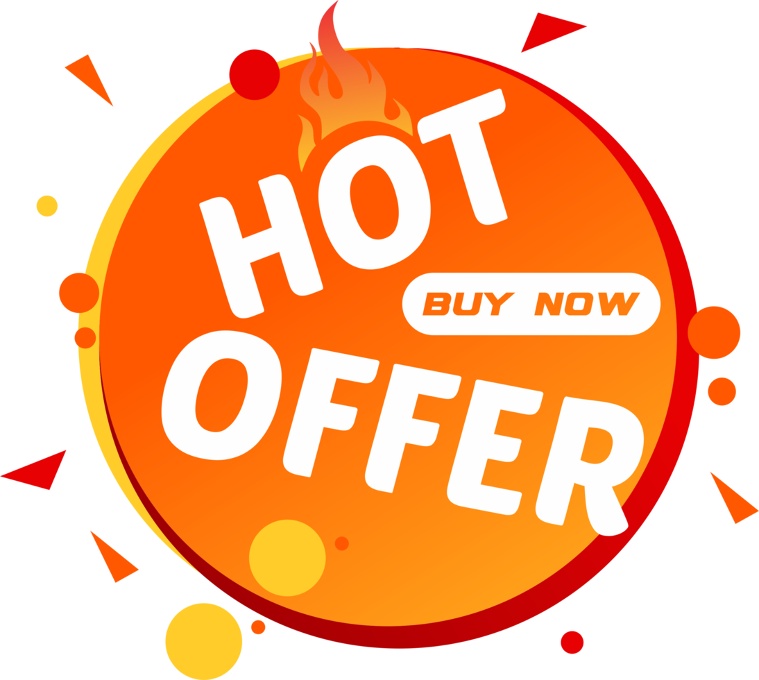hot sale tag on fire png
