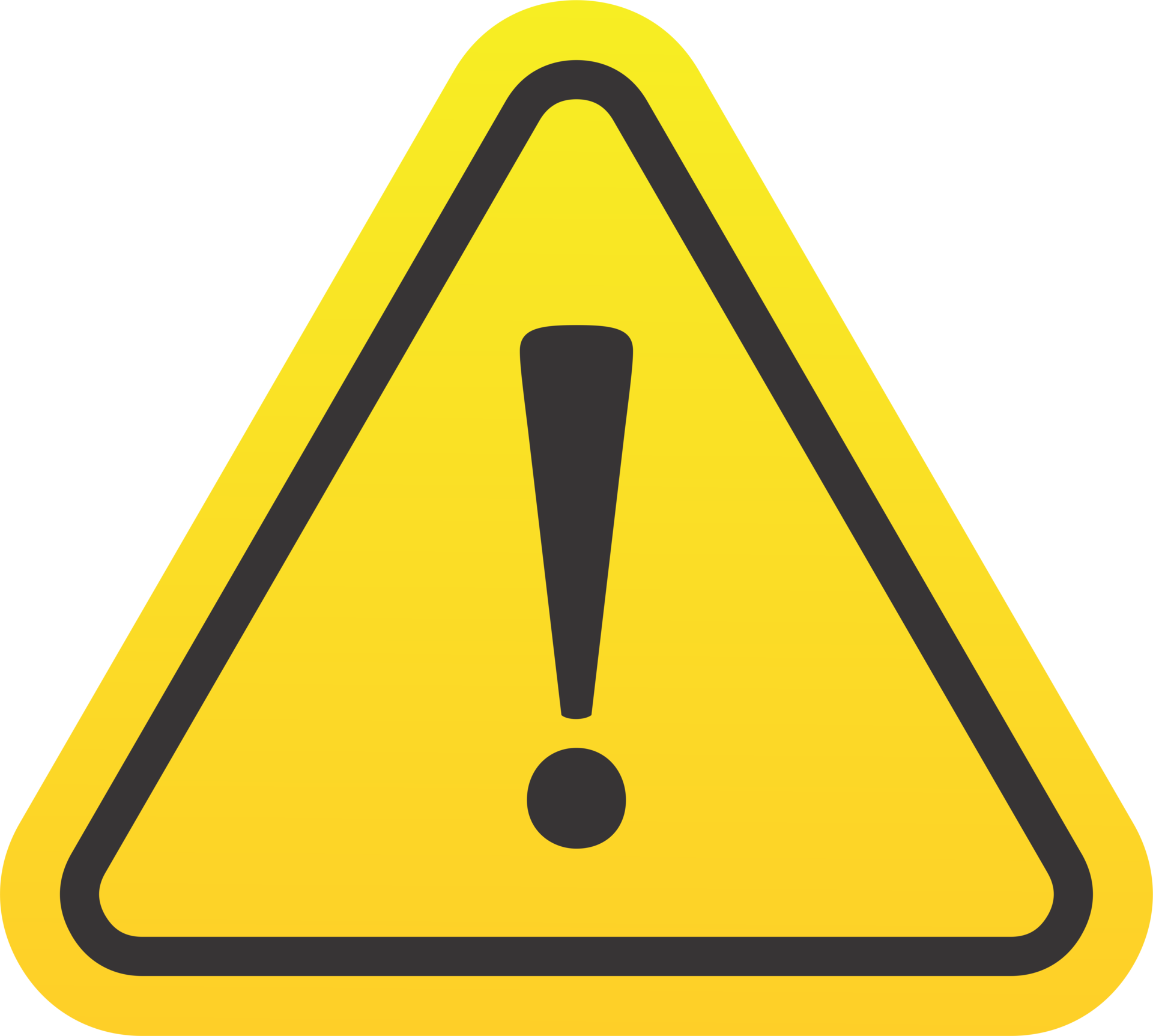 Warning icons in yellow triangle 18867188 PNG