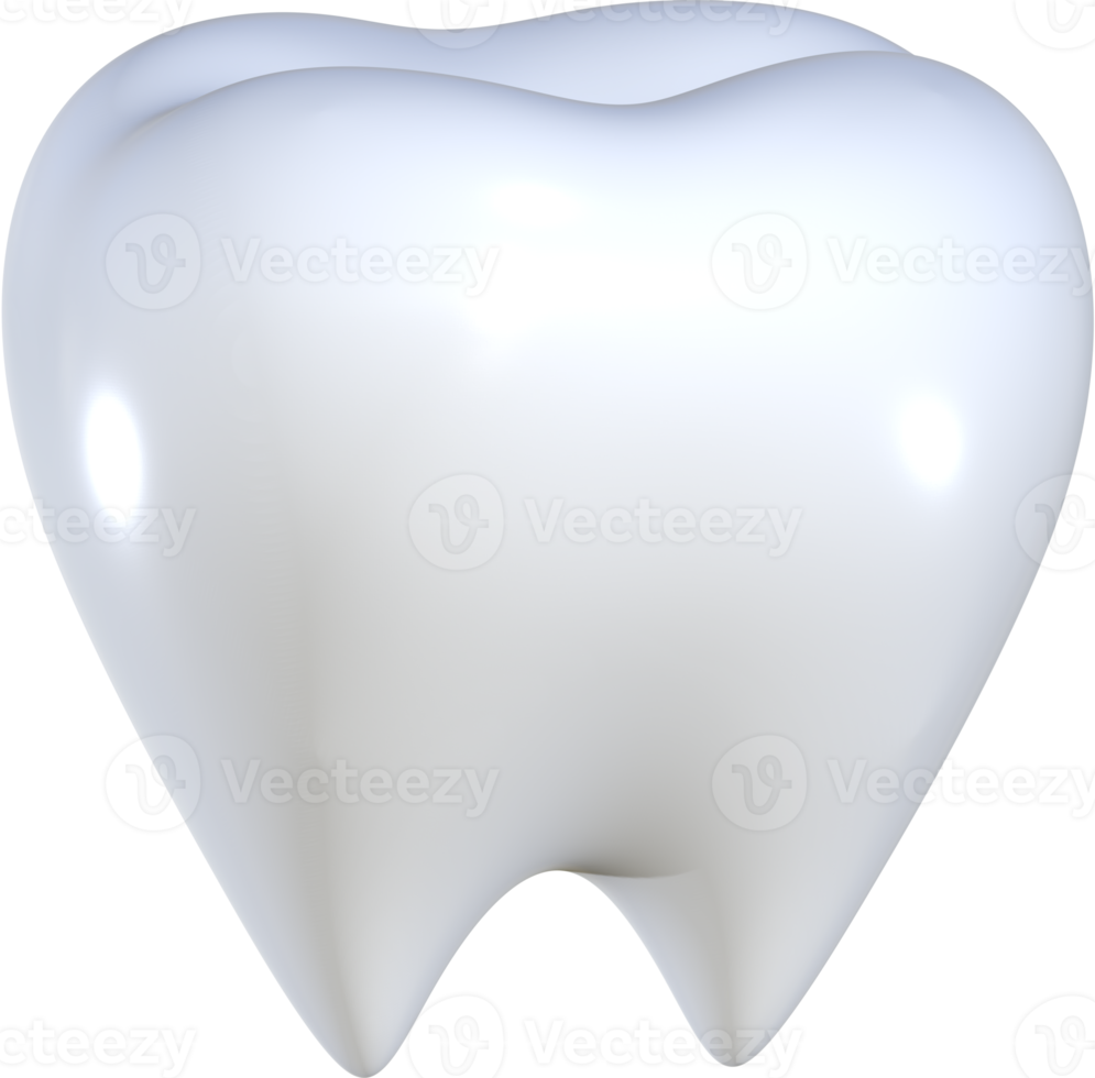 ícone 3d de cuidados de saúde de dentes dentários. png