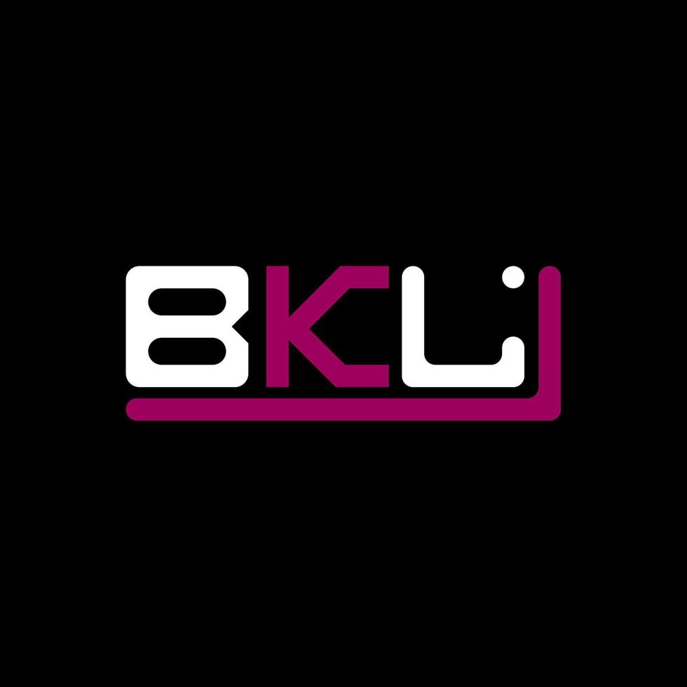 BKL letter logo creative design with vector graphic, BKL simple and ...