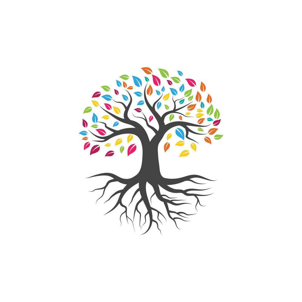 Tree branch vector ilustration design