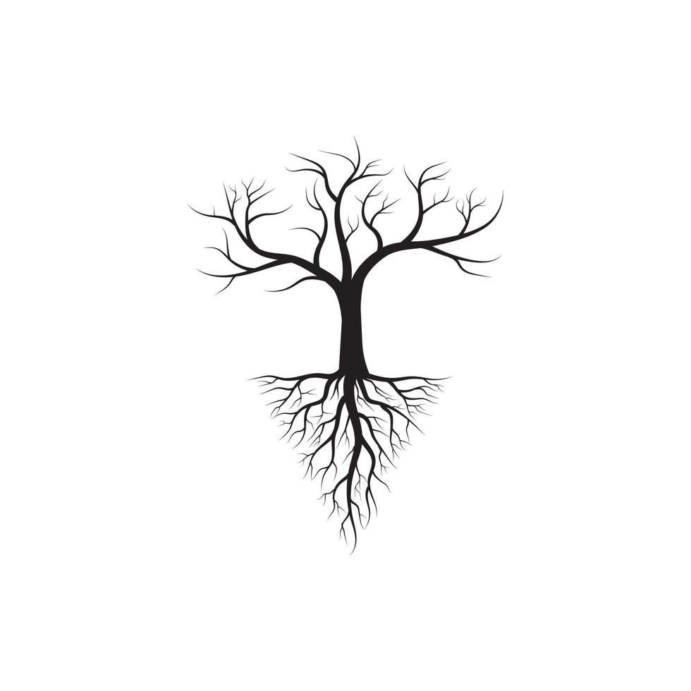 diseño de ilustración de vector de rama de árbol